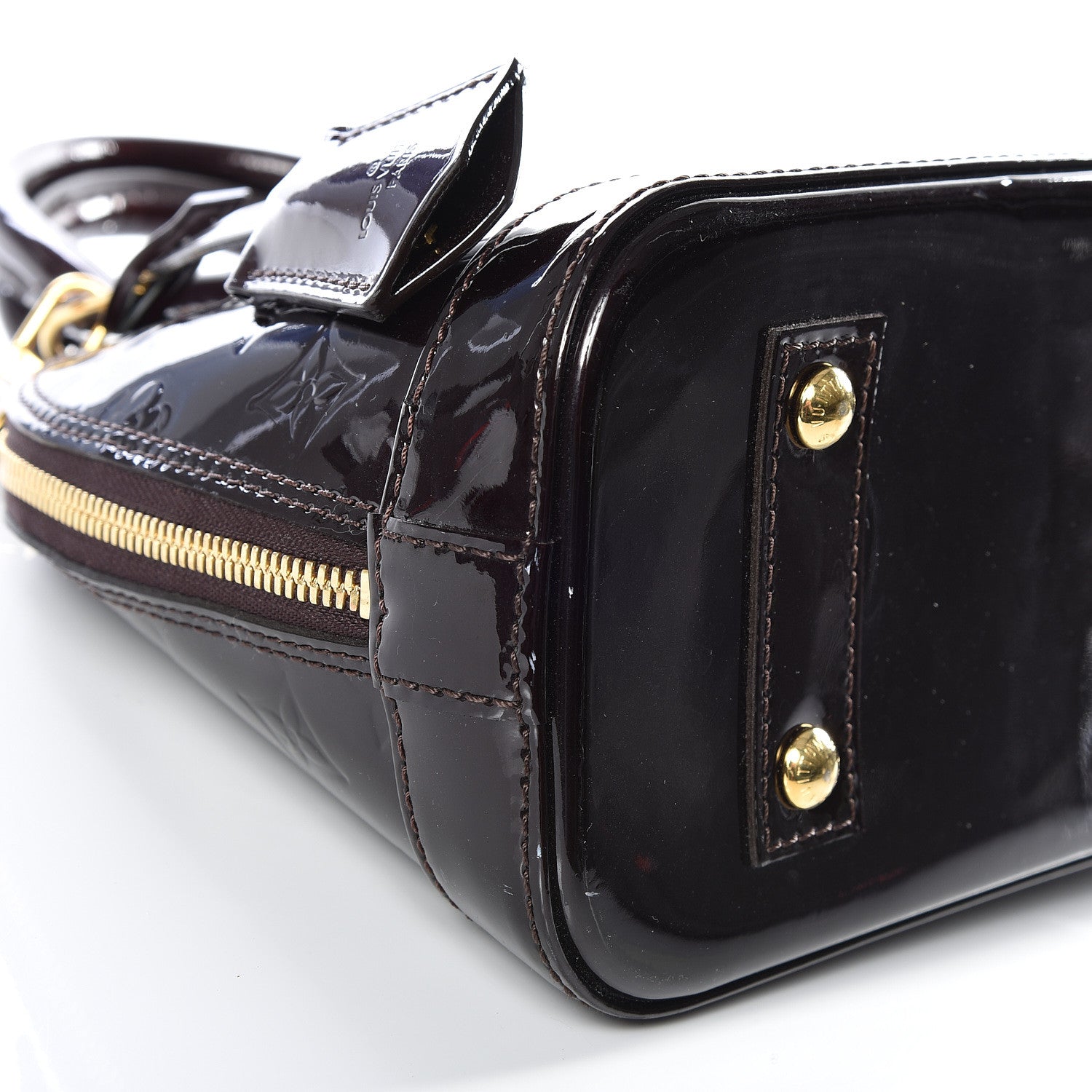 Louis Vuitton Vernis Alma BB Amarante 5 of 11