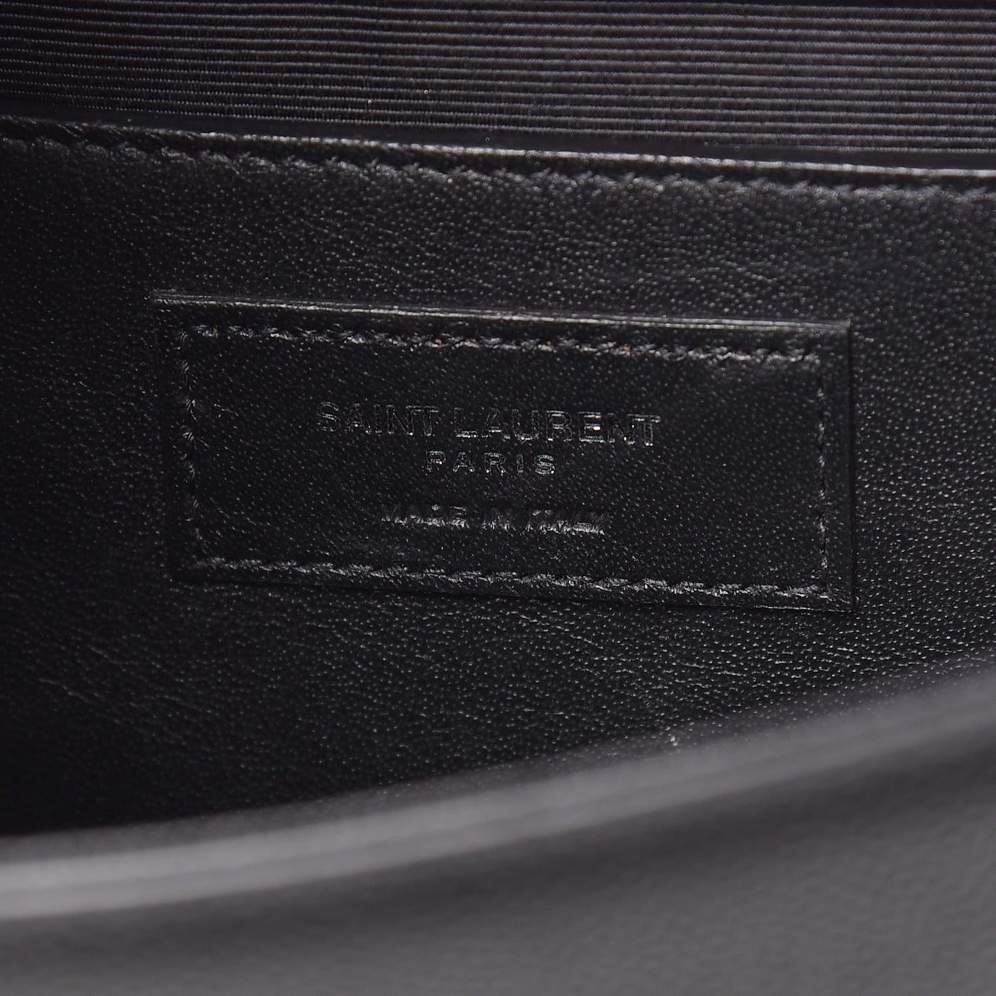 Grain De Poudre Medium Classic Monogram Kate Satchel Black