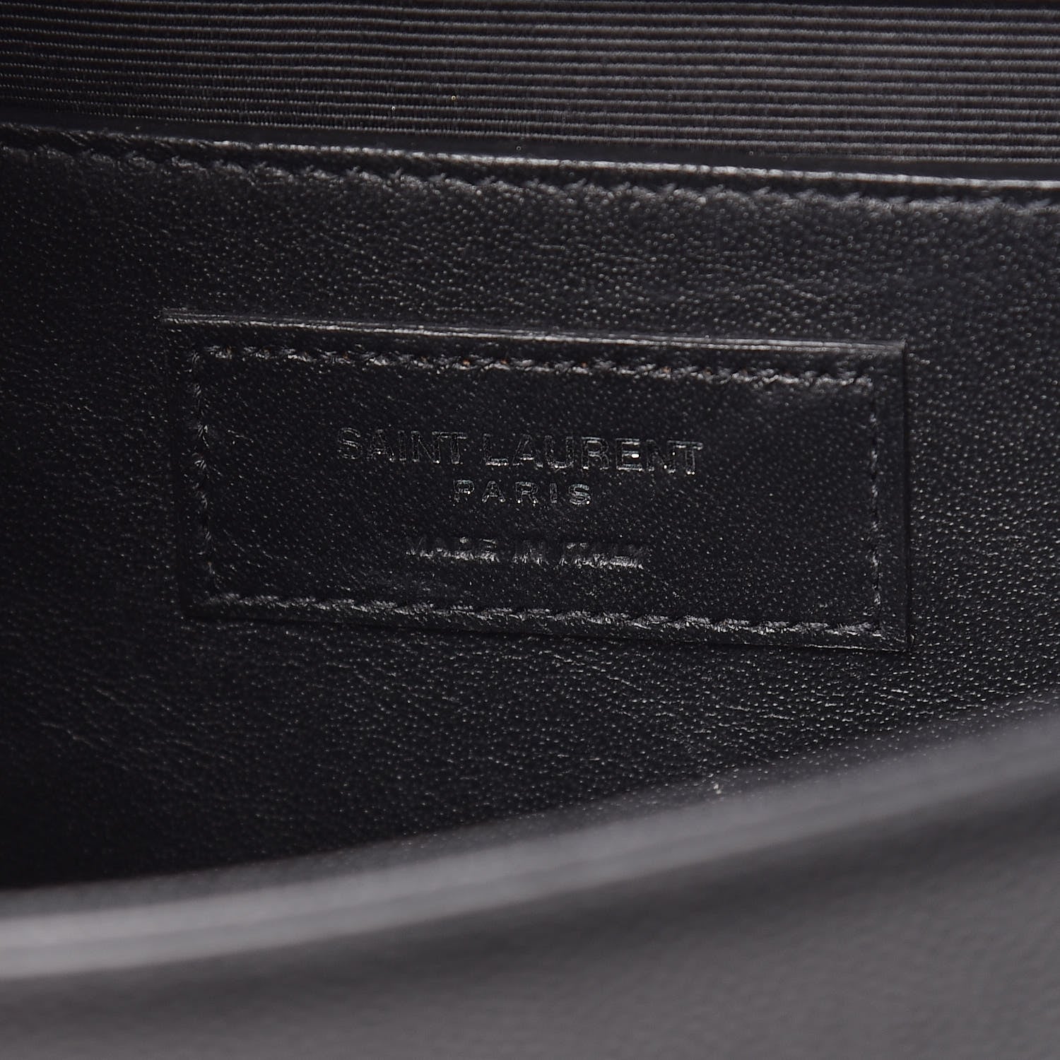 Saint Laurent Grain De Poudre Medium Classic Monogram Kate Satchel Black 6 of 10