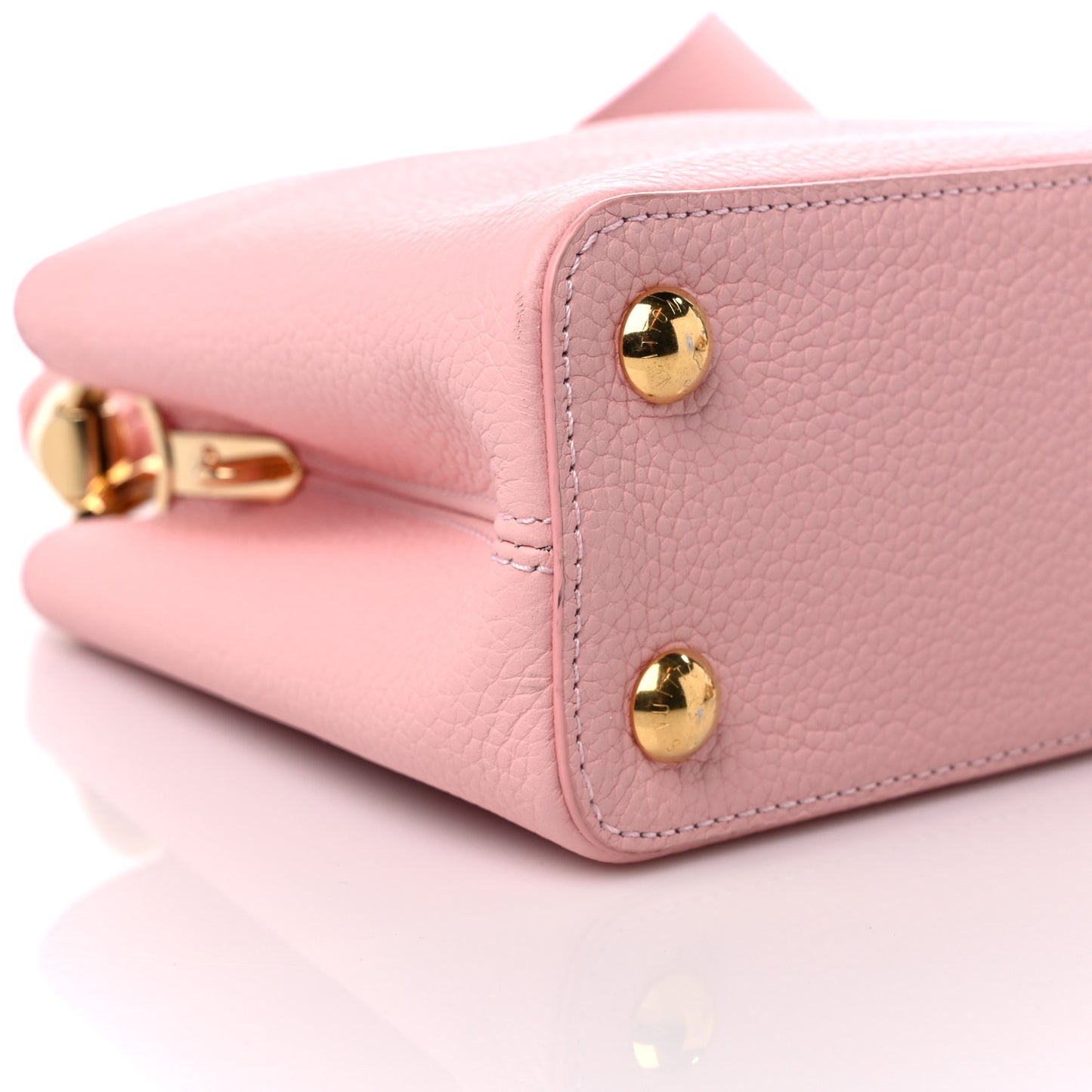 Taurillon Scrunchie Capucines BB Bubble Gum Pink