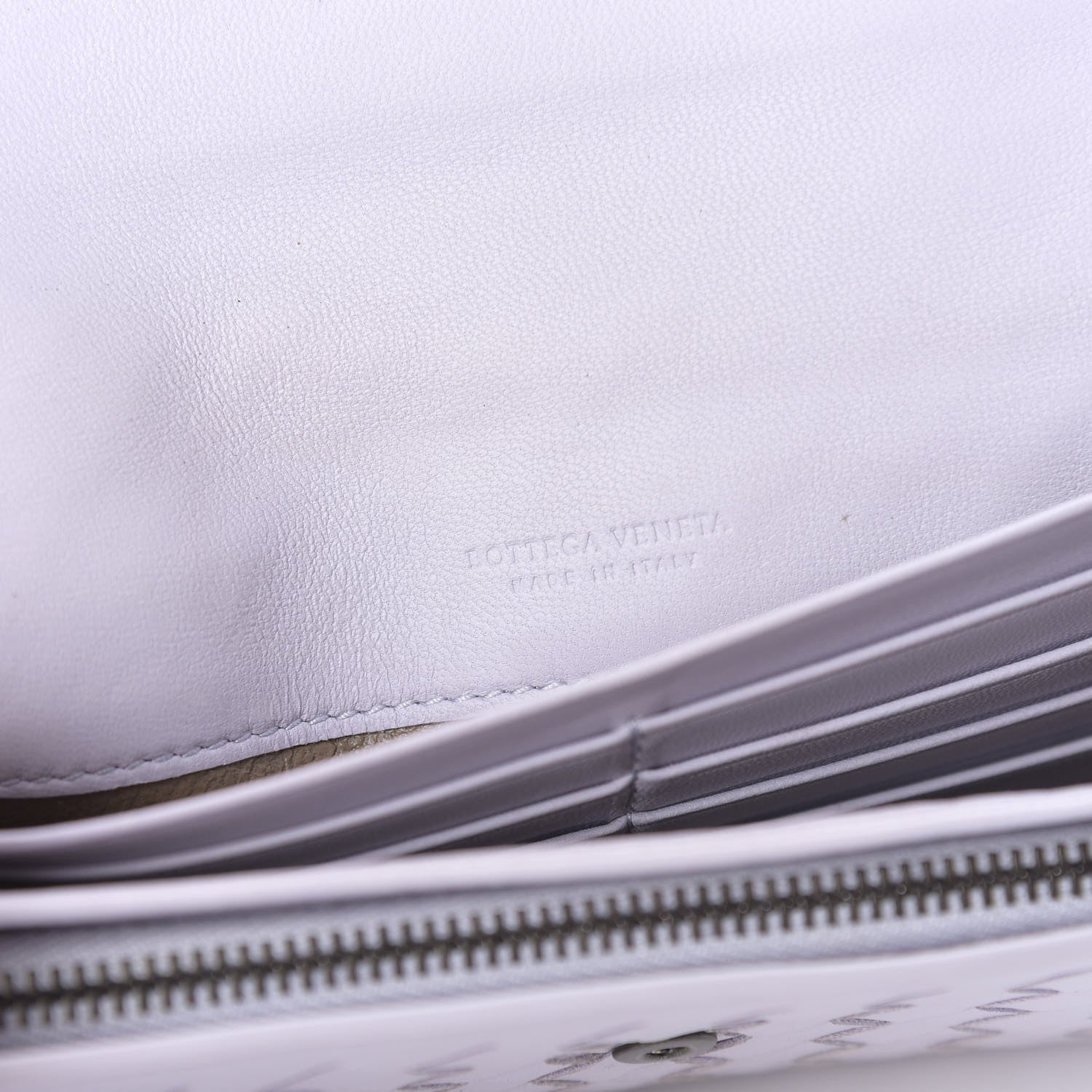 Bottega Veneta Nappa Intrecciato Continental Flap Wallet Oyster Lilac 8 of 11