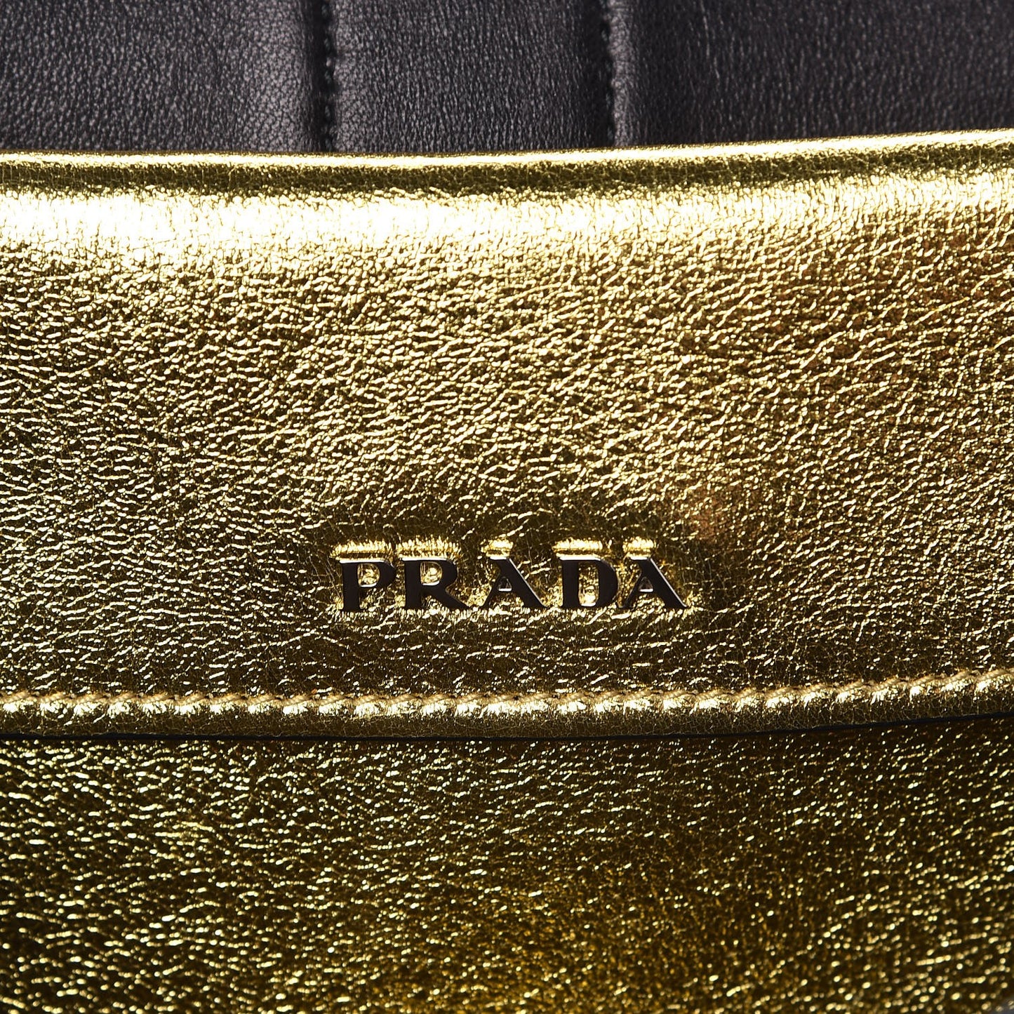 Vitello Soft Chain Flap Bag Gold