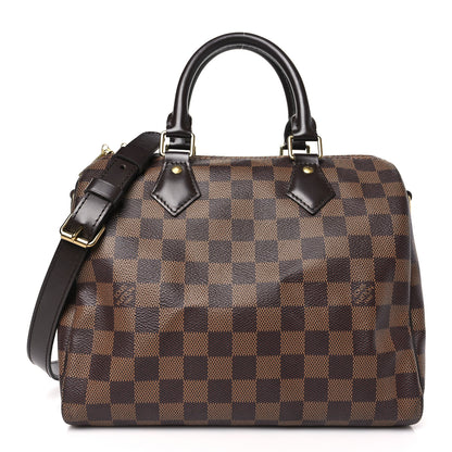 Louis Vuitton LOUIS VUITTON Damier Ebene Speedy Bandouliere 25 1 of 8