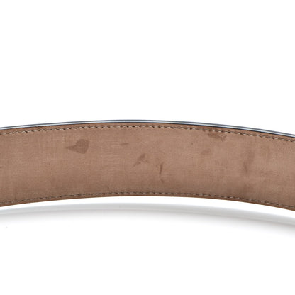 Gucci GG Supreme Monogram Interlocking G Belt 80 32 Black Grey 6 of 7