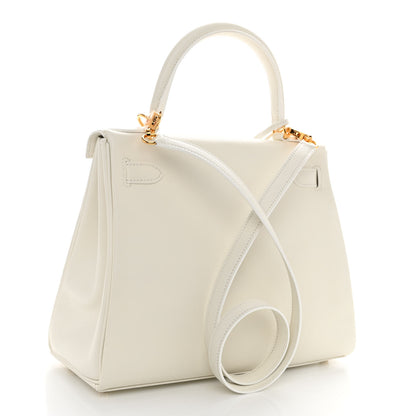 Hermes Evercolor Kelly Retourne 28 White 3 of 9