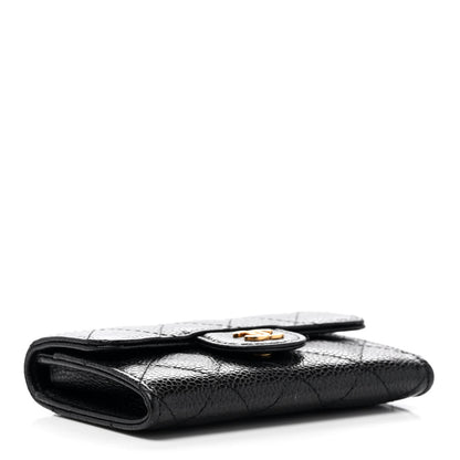Chanel Caviar Quilted Flap Card Holder Black 4 of 8