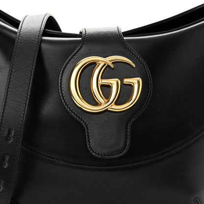 Gucci Calfskin Medium Arli Shoulder Bag Black 8 of 12