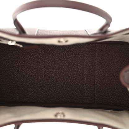 Hermes Negonda Garden Party Tote 30 TPM Bordeaux 5 of 9
