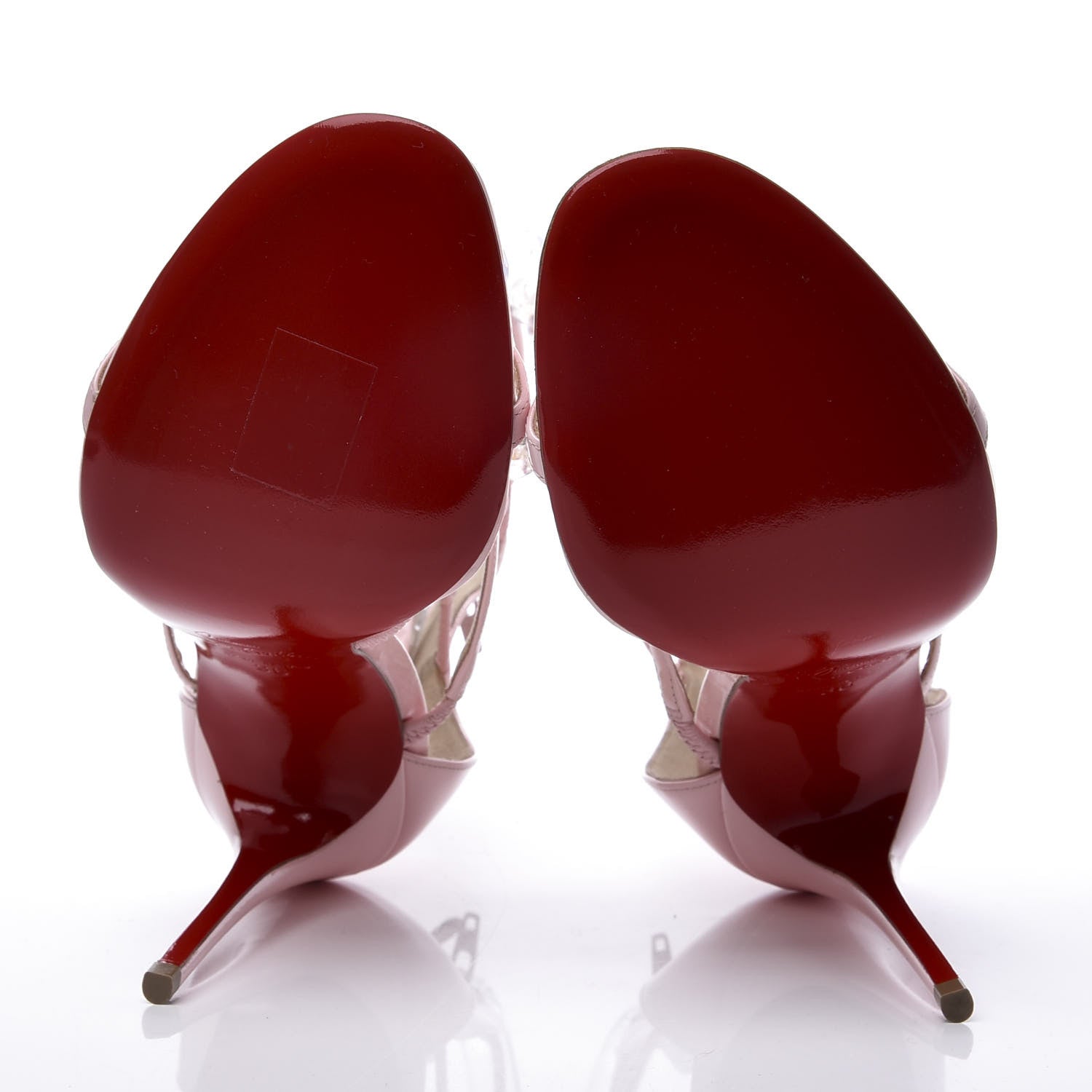 Christian Louboutin Patent Atonana 100 Sandals 36 Pompadour 6 of 10