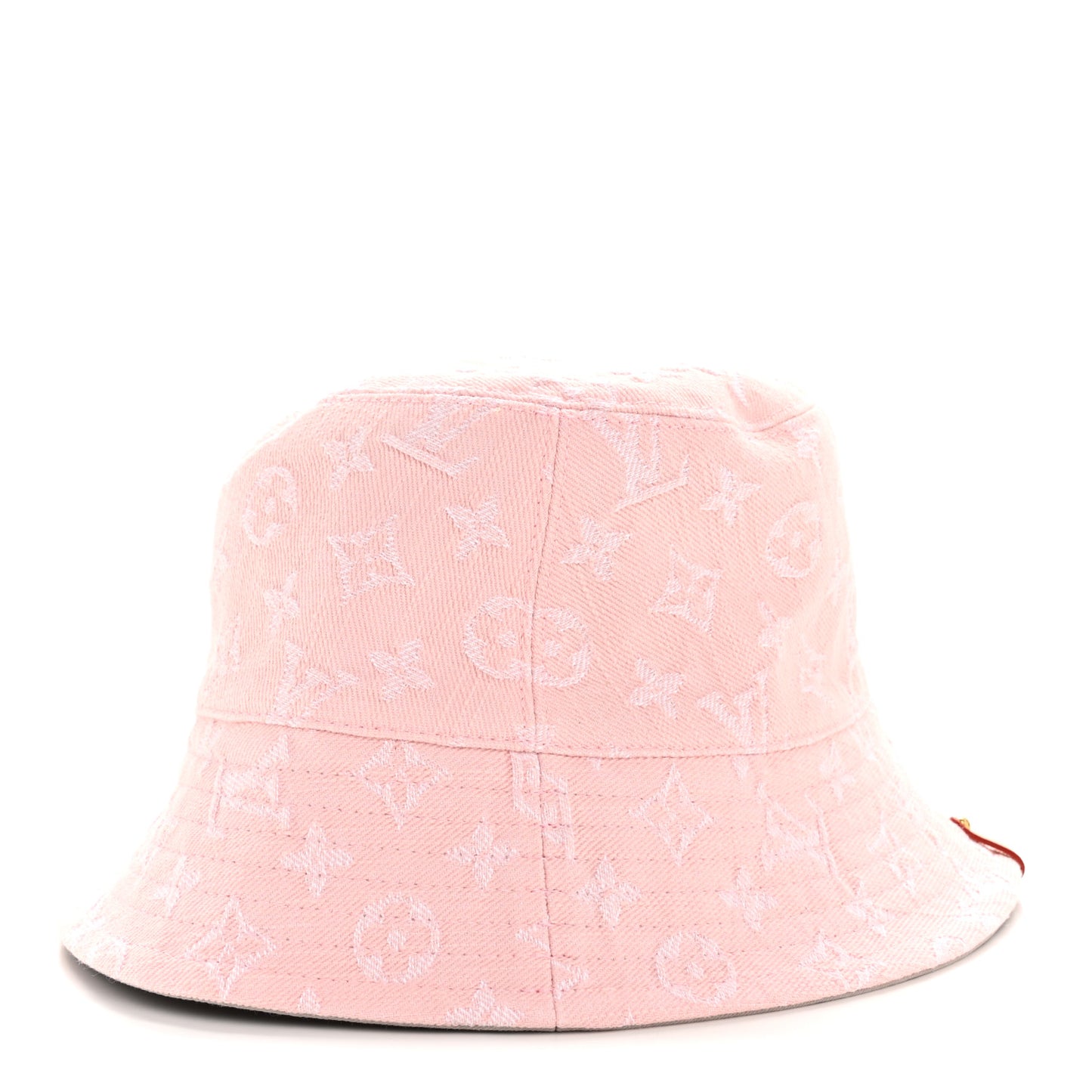 Monogram Denim Jacquard Bucket Hat S Pink