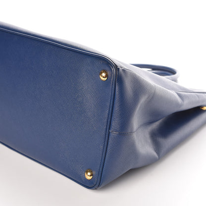 Prada Saffiano Lux Extra Large Galleria Double Zip Tote Bluette 9 of 9
