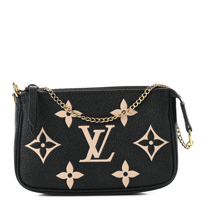 Louis Vuitton Empreinte Monogram Giant Mini Pochette Accessories Black 1 of 7