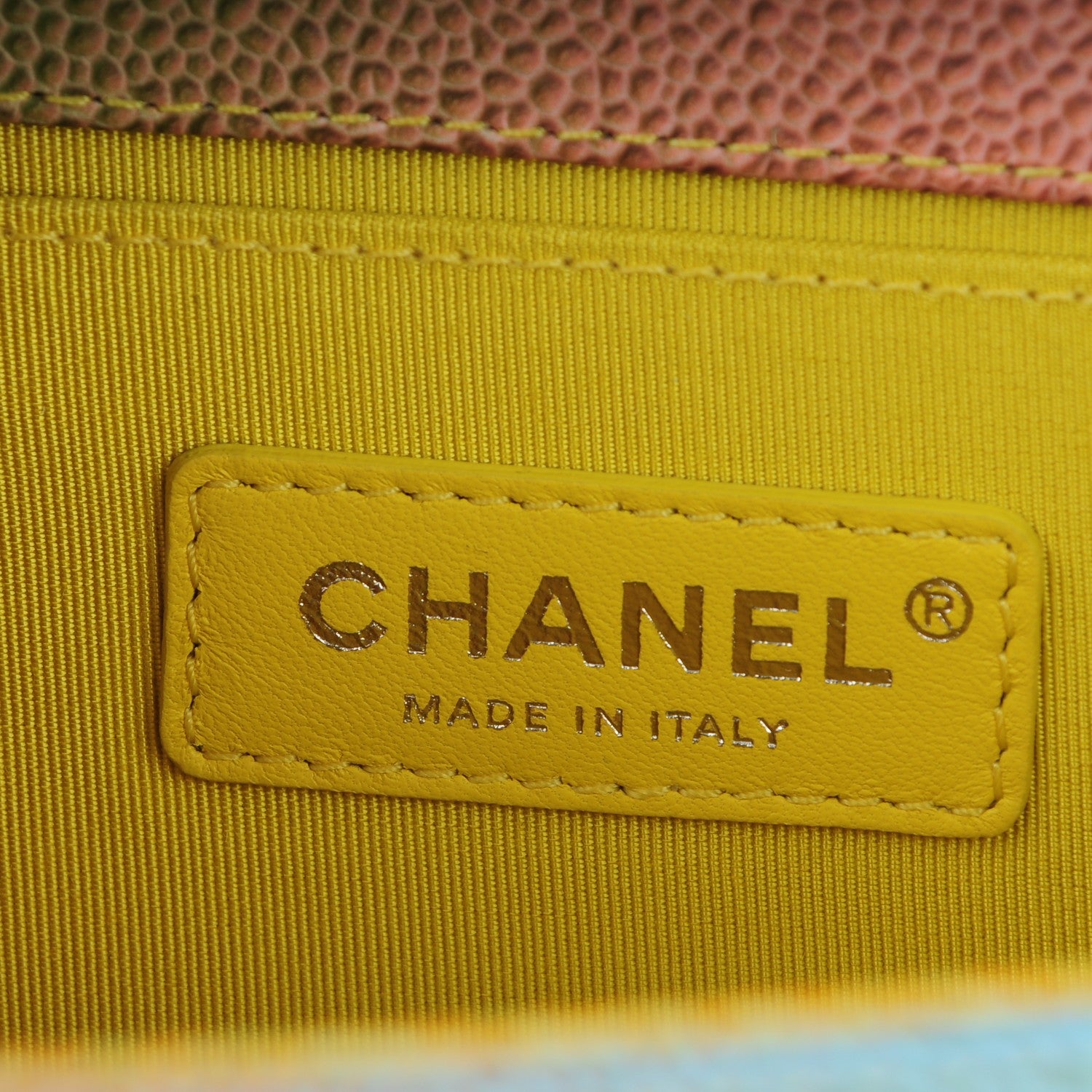 Chanel Caviar Quilted Medium Cuba Rainbow Boy Flap Multicolor 7 of 12