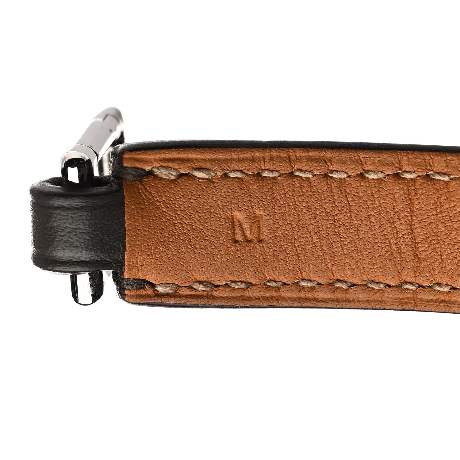 Hermes Swift Kelly Double Tour Bracelet M Etain 6 of 7