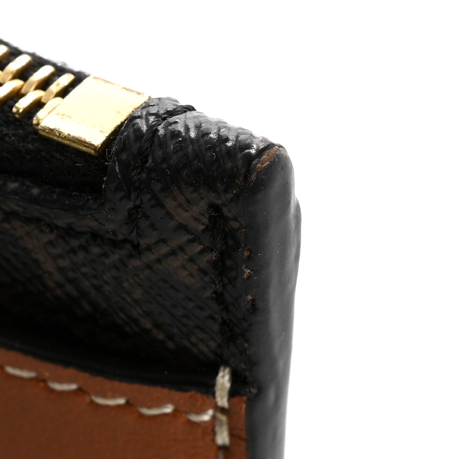Celine Triomphe Canvas Zipped Card Holder Tan 10 of 12