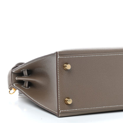 Hermes Epsom Kelly Sellier 25 Etoupe 8 of 11