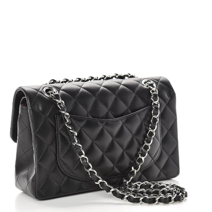 Chanel Lambskin Quilted Small Double Flap Black 3 of 14