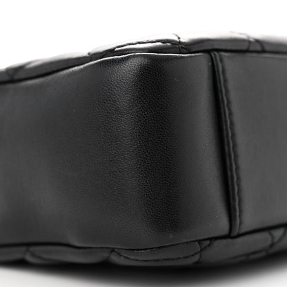 Chanel Lambskin Quilted CC Pearl Crush Camera Case Black 9 of 10