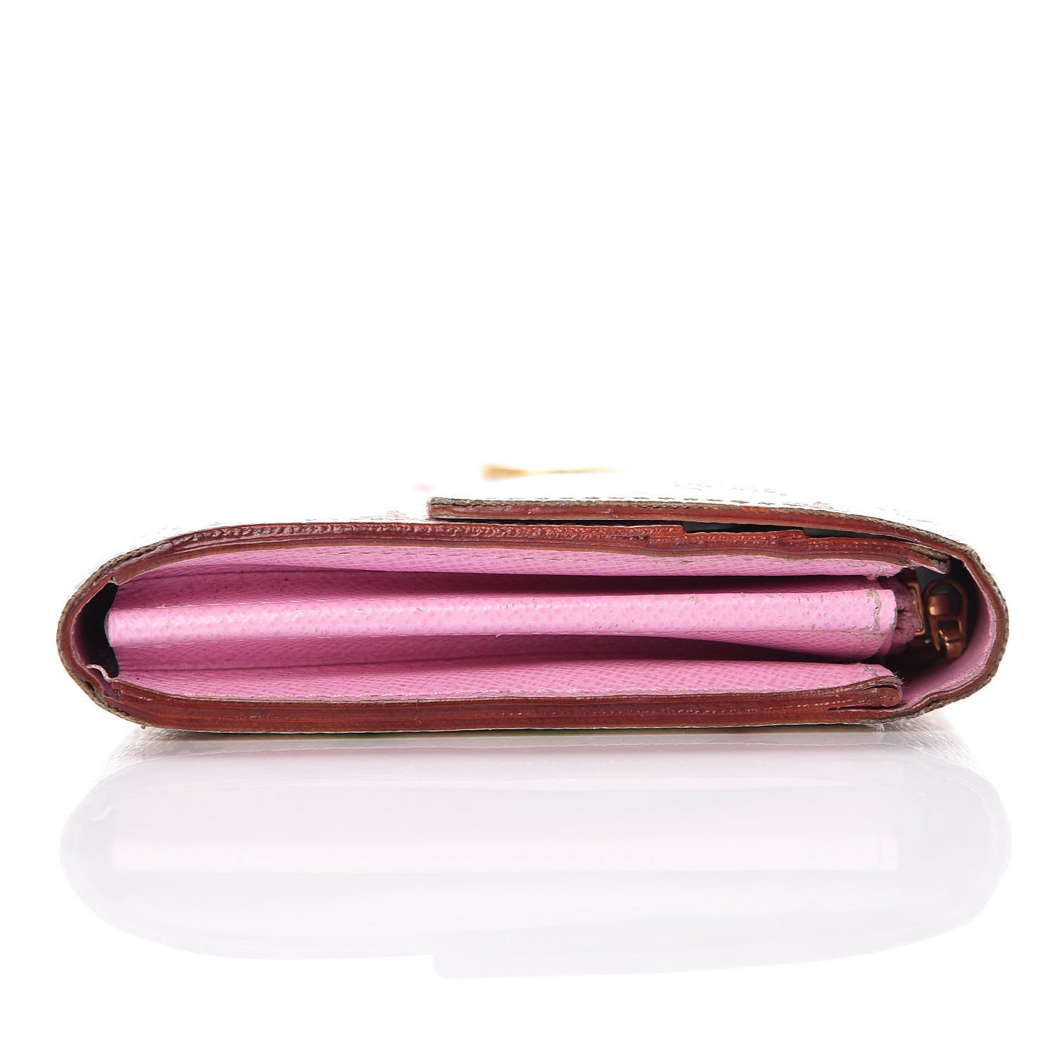 Louis Vuitton Monogram Multicolor Sarah Wallet White Litchi 9 of 24