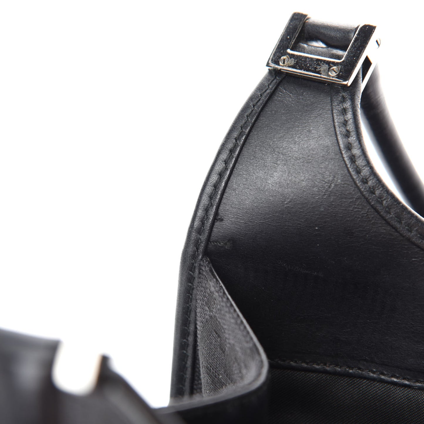 Monogram Bardot Shoulder Bag Black