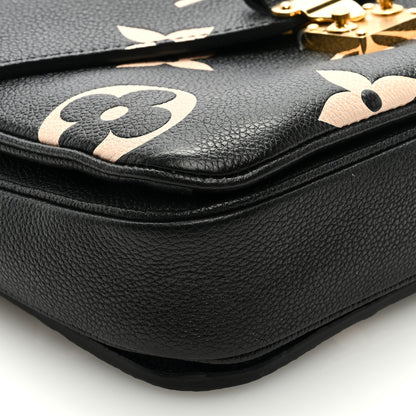 Louis Vuitton Empreinte Monogram Giant Pochette Metis Black Beige 7 of 9