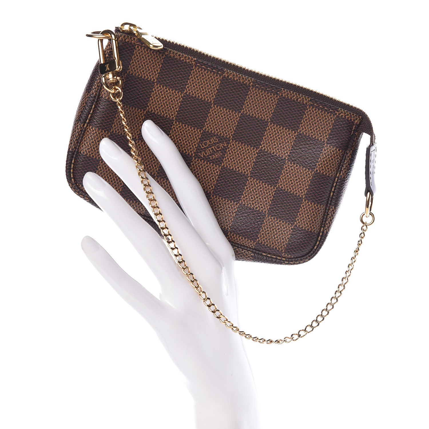 Louis Vuitton Damier Ebene Mini Pochette Accessories 2 of 6