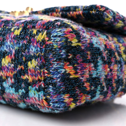 Chanel Tweed Quilted Medium Chanel 19 Flap Dark Multicolor 9 of 9