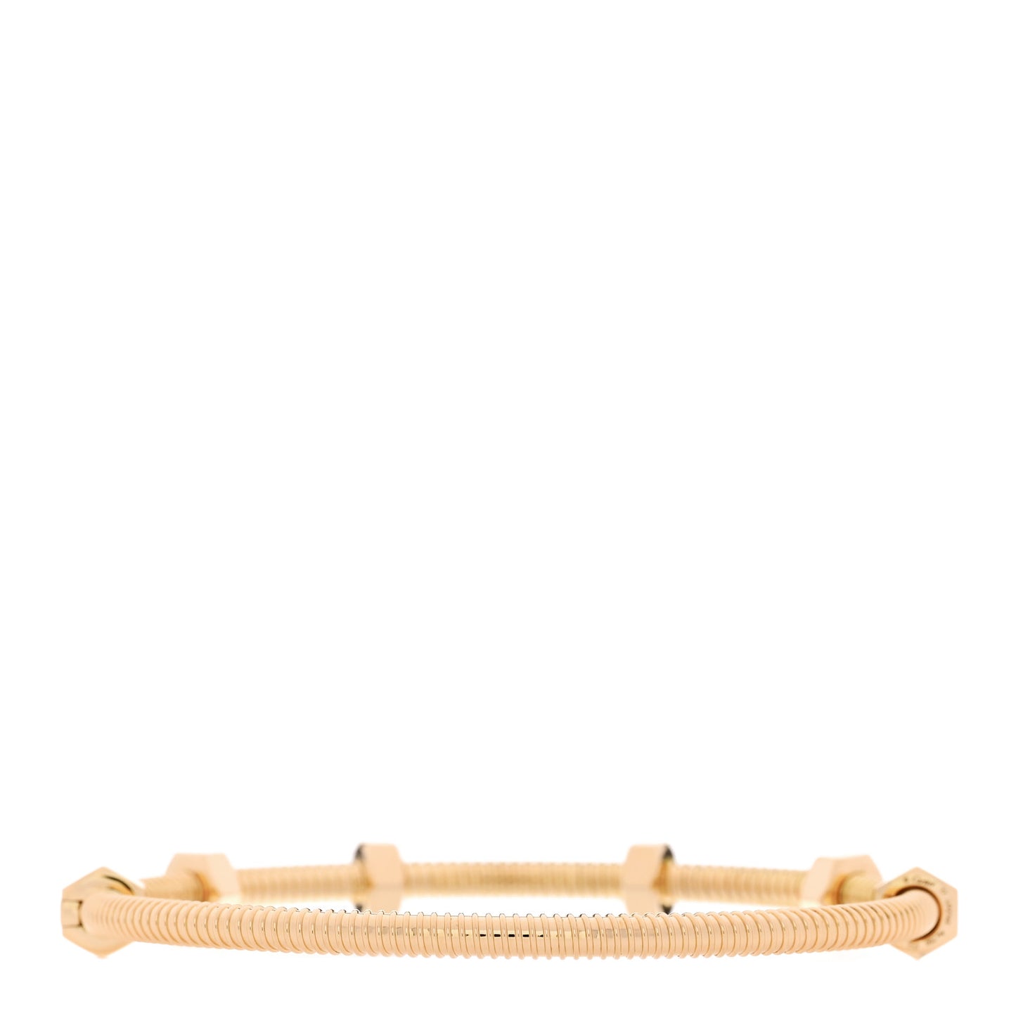 18K Yellow Gold Ecrou de Cartier Bracelet 17