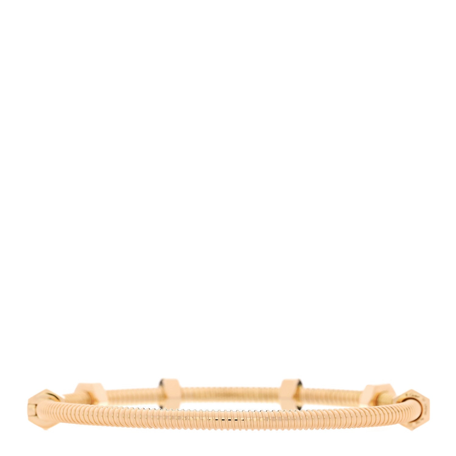 Cartier 18K Yellow Gold Ecrou de Cartier Bracelet 17 2 of 3