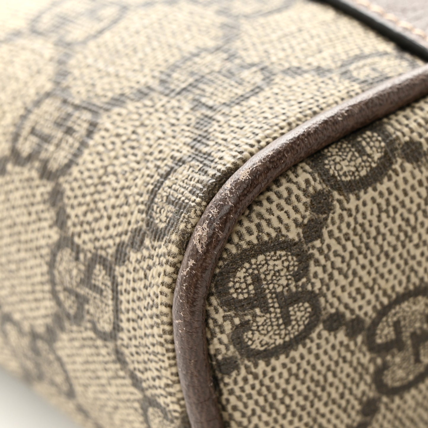 GG Supreme Monogram Web Small Ophidia Belt Bag 95 38 Dark Brown