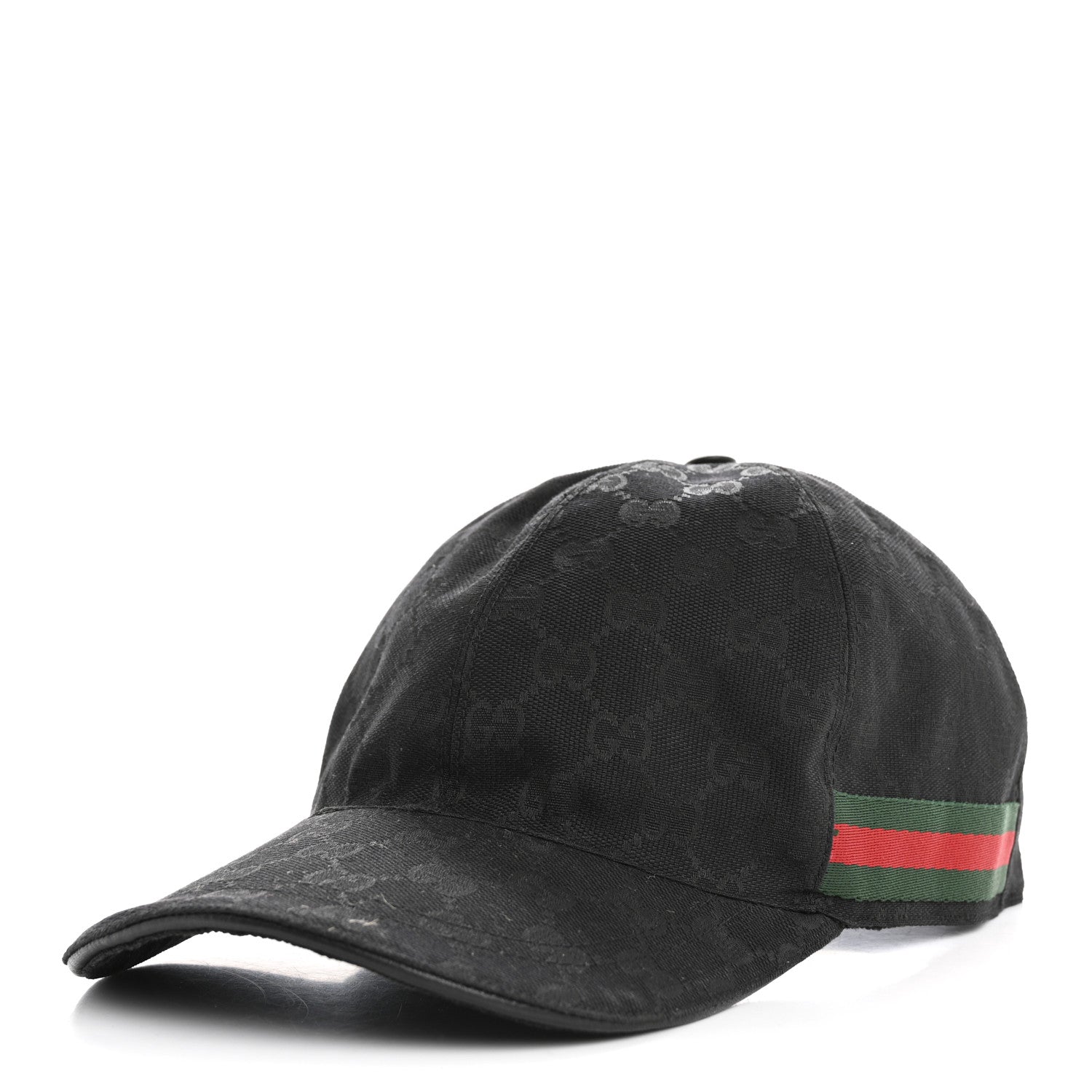 Gucci Monogram Web Baseball Hat L Black 1 of 12
