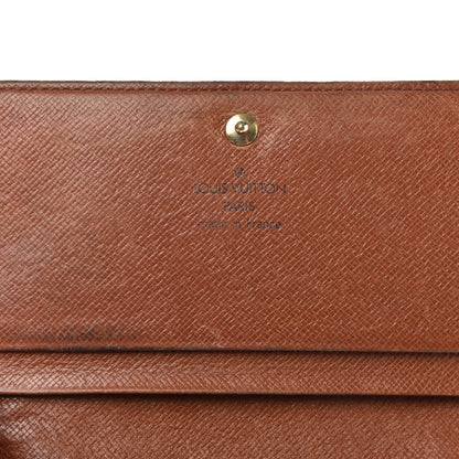 Louis Vuitton Monogram Porte-Monnaie Tresor Wallet 7 of 9