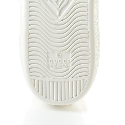 Gucci Calfskin Ayers Embroidered Web Mens Ace Removable Patches High Top Sneakers 7.5 White 9 of 13