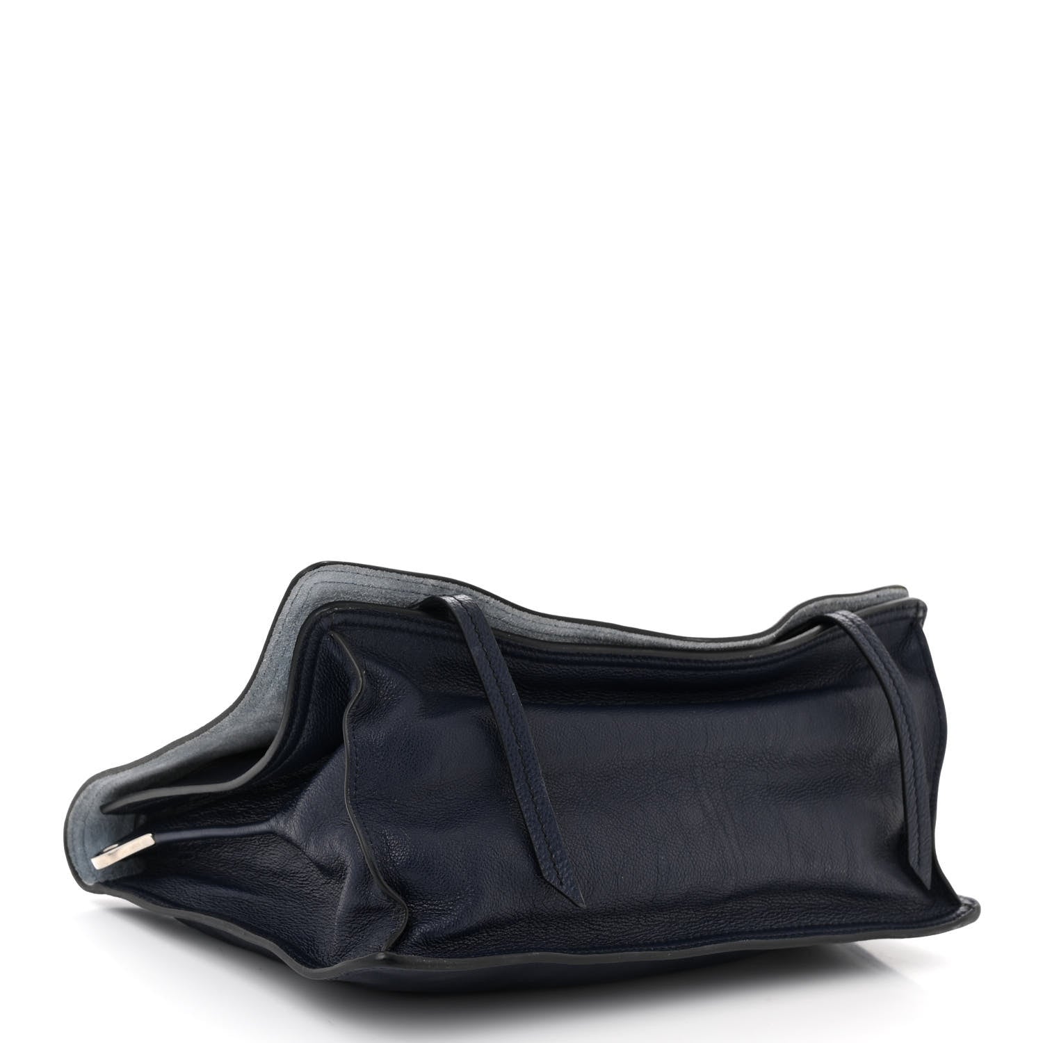 Prada Glace Calf Etiquette Flap Inchiostro Astrale 4 of 11