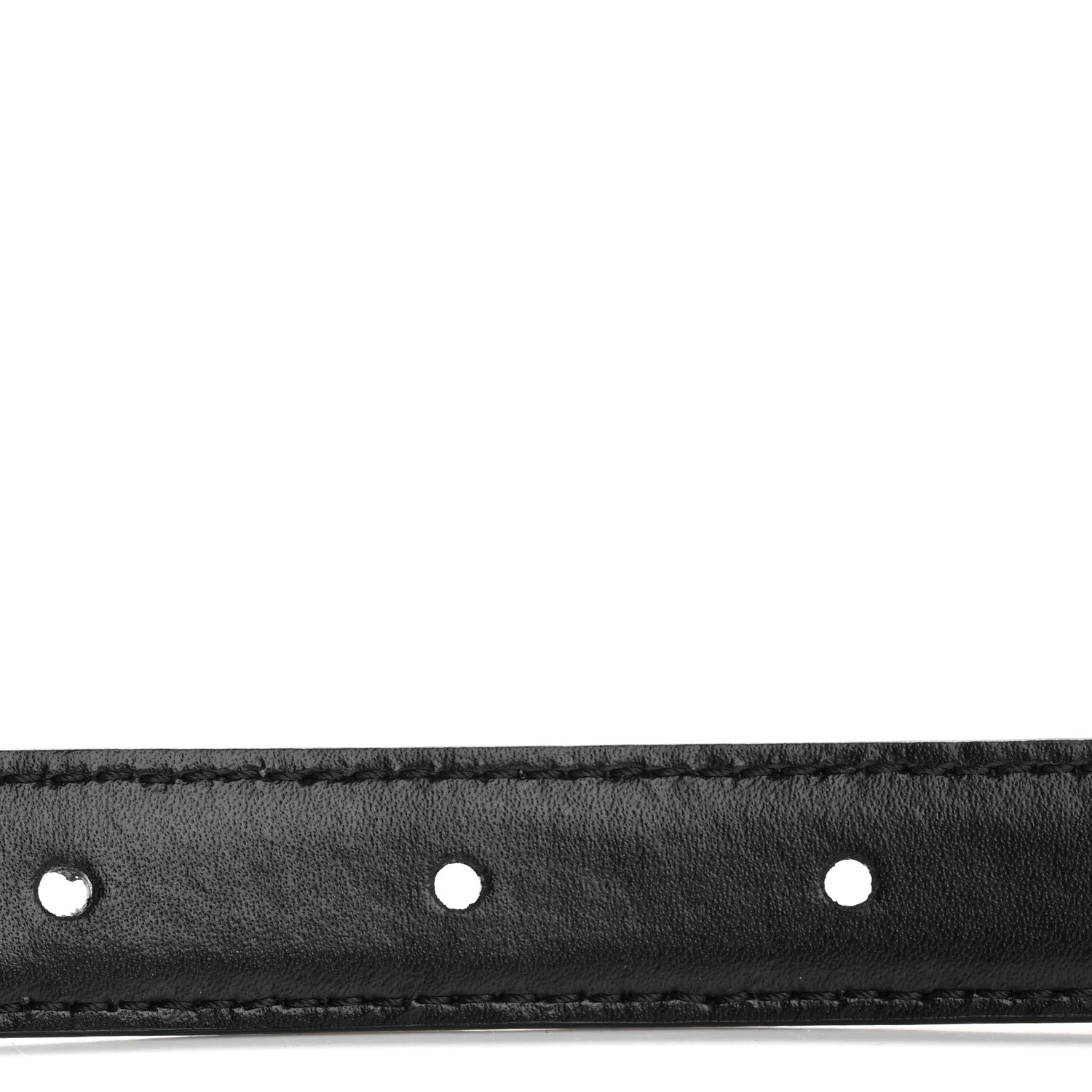 Celine Box Calfskin Small 18mm Triomphe Belt 70 28 Black 4 of 8