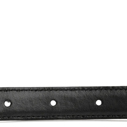 Celine Box Calfskin Small 18mm Triomphe Belt 70 28 Black 4 of 8