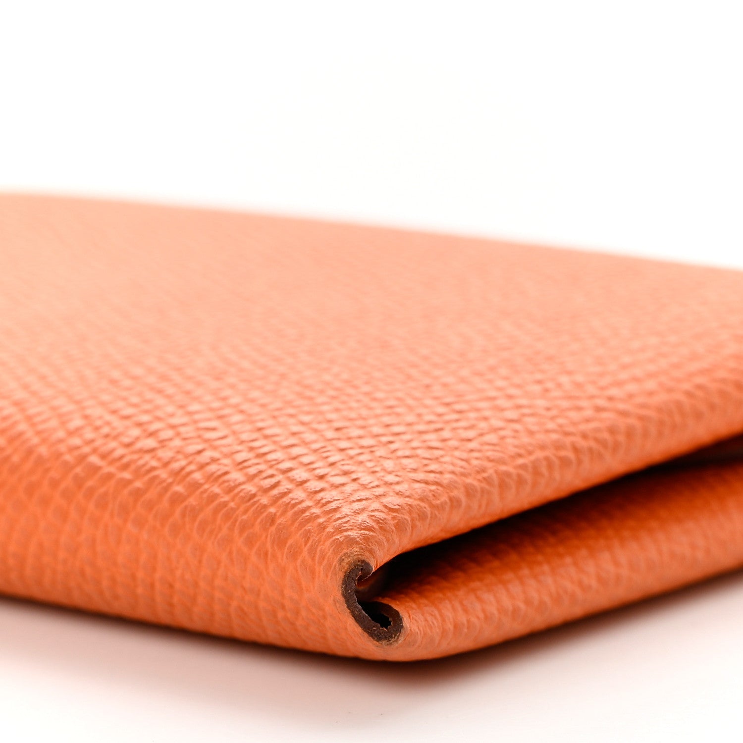 Hermes Epsom Calvi Duo Card Case Orange 9 of 9