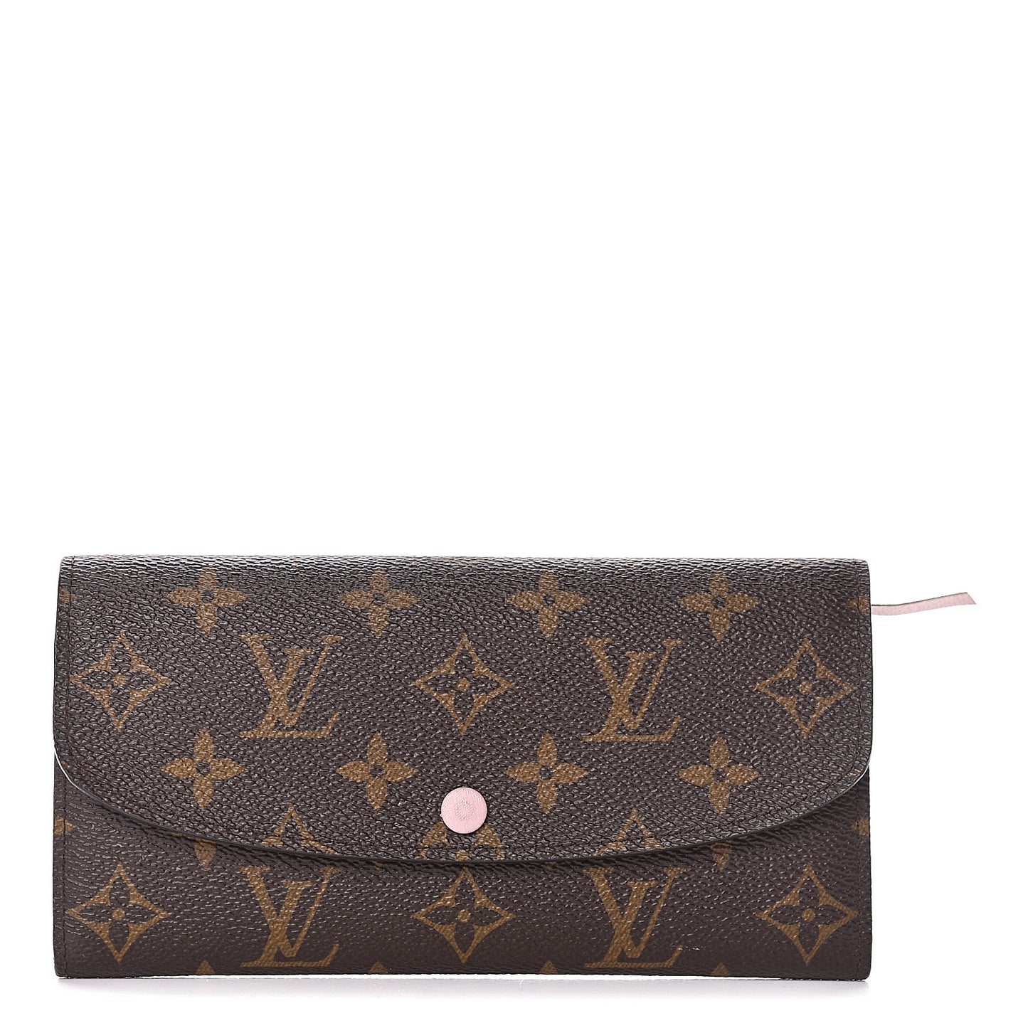 Monogram Emilie Wallet Rose Ballerine