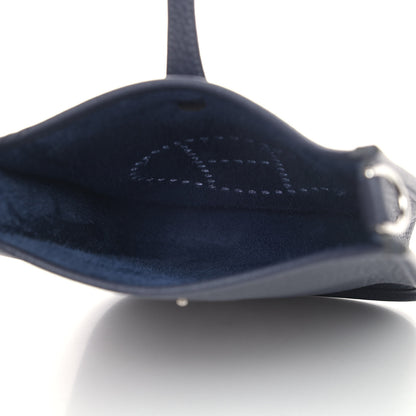 Hermes Taurillon Clemence Evelyne TPM Bleu Nuit 5 of 8