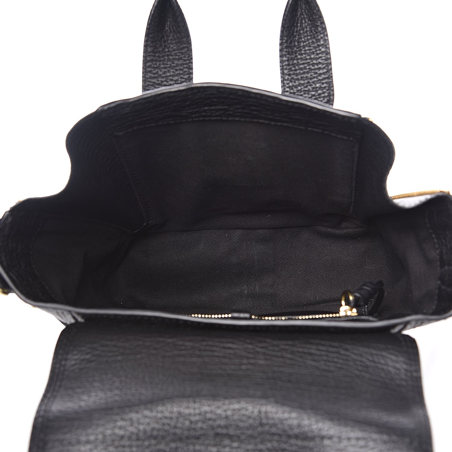 3.1 Phillip Lim 3.1 Textured Calfskin Mini Pashli Satchel Black 5 of 10
