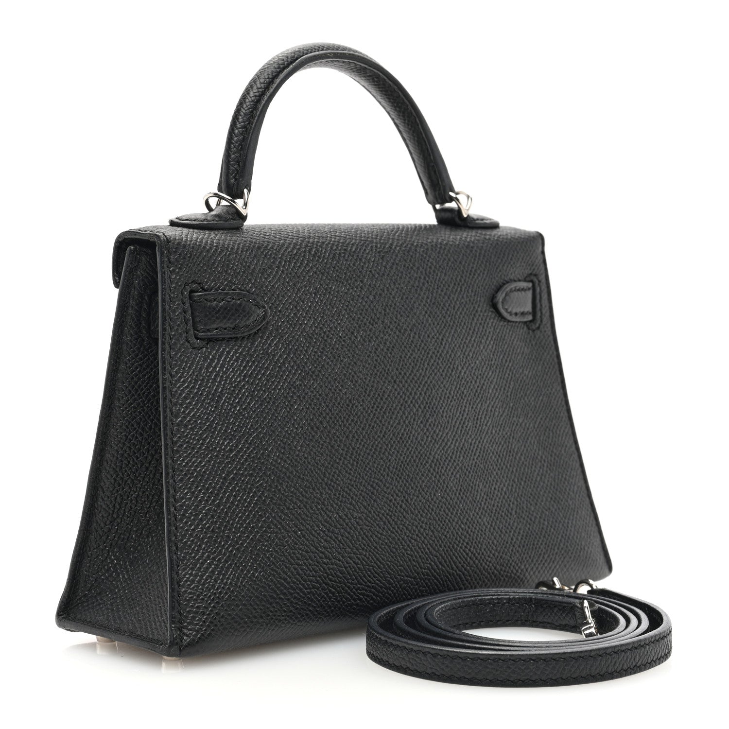 Hermes Epsom Mini Kelly Sellier 20 Black 3 of 10