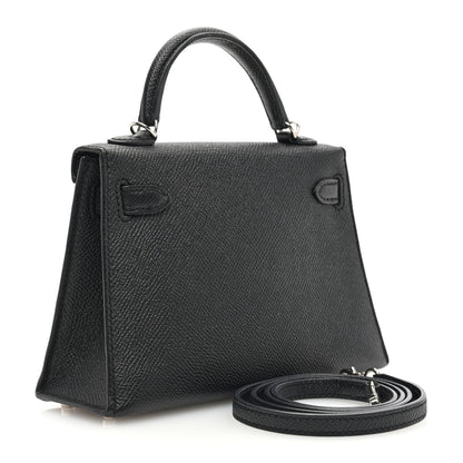 Hermes Epsom Mini Kelly Sellier 20 Black 3 of 10