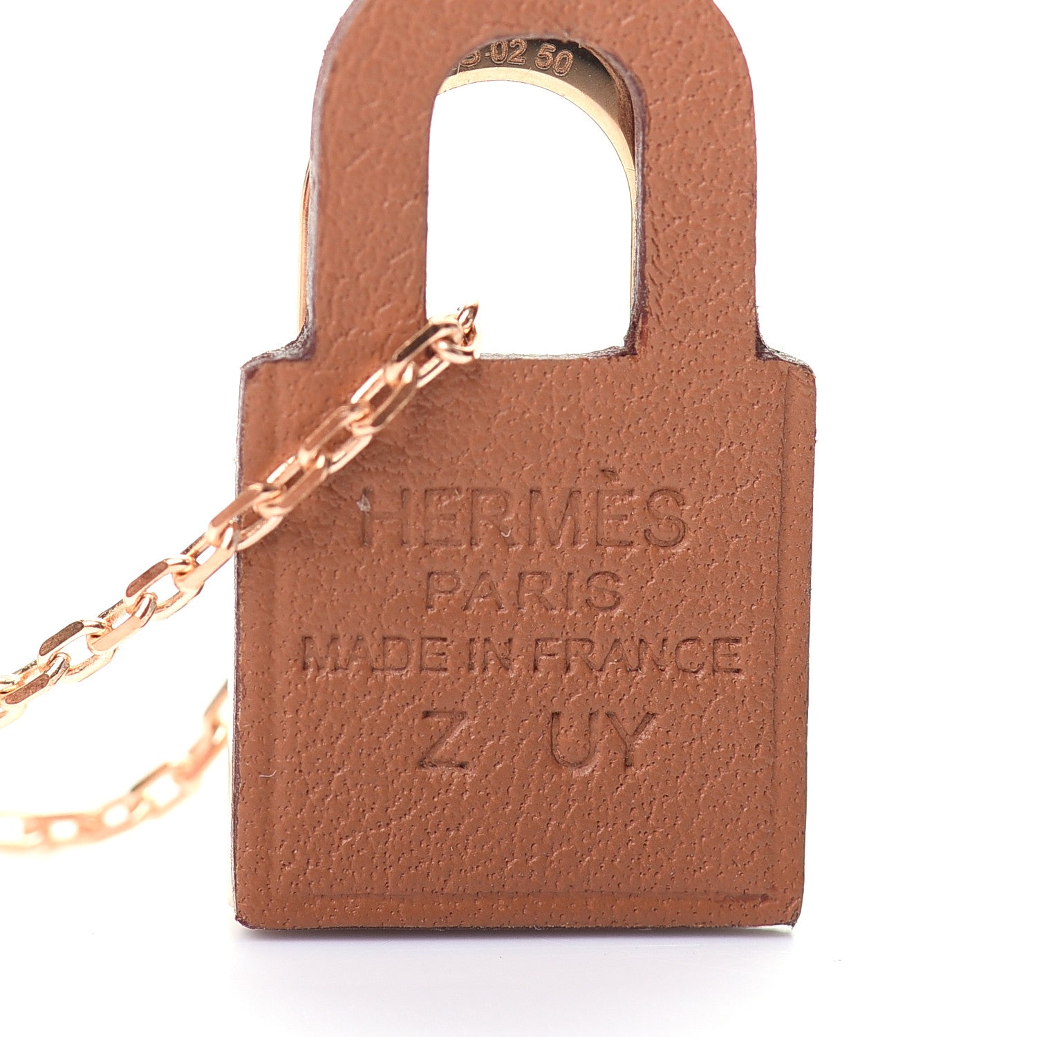 Hermes Swift Small O'Kelly Pendant Necklace Gold 5 of 7