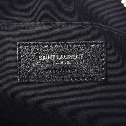 Saint Laurent Lambskin Monogram Small Lou Camera Bag Black 6 of 7