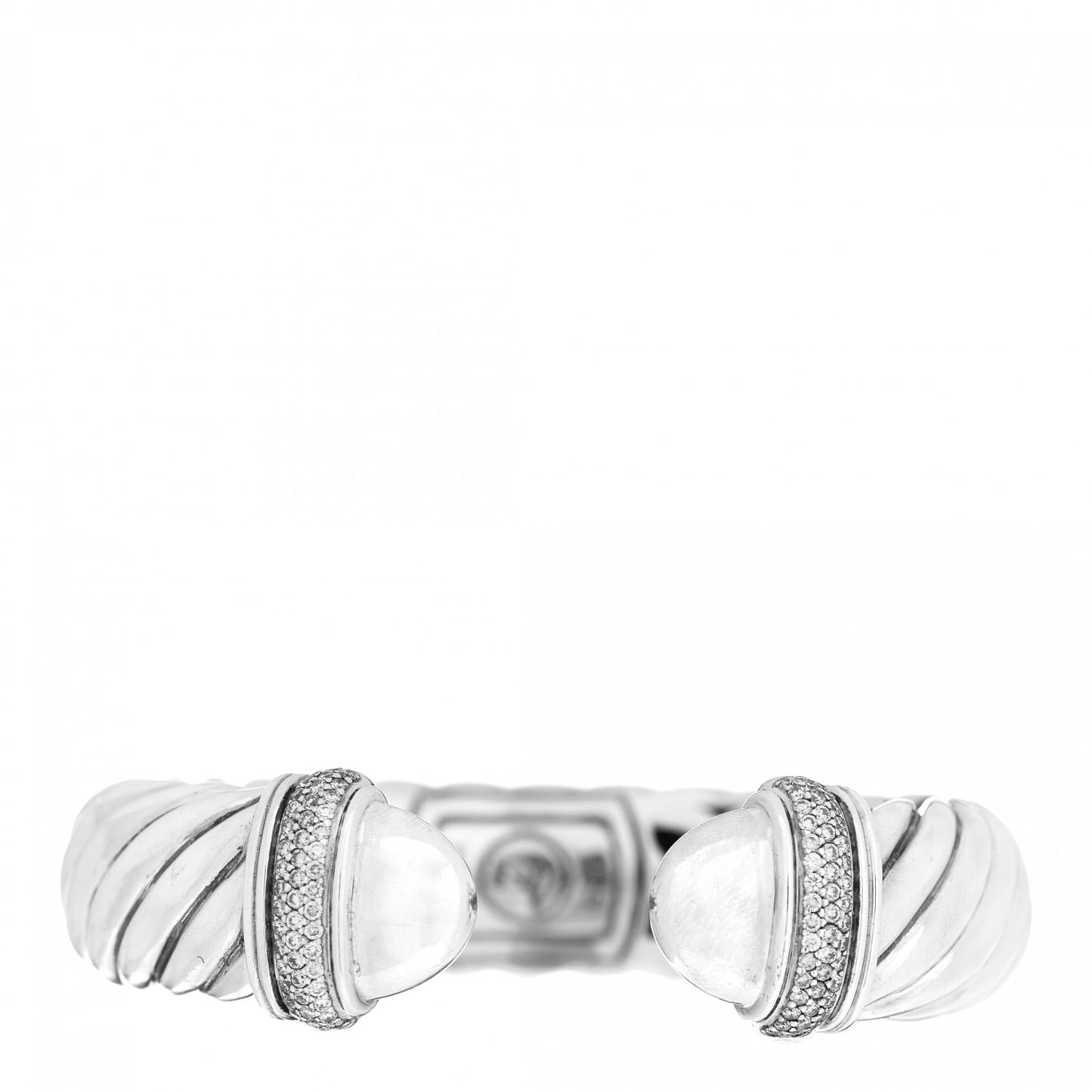 Sterling Silver Diamond 15mm Waverly Bracelet