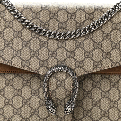 Gucci GG Supreme Monogram Medium Dionysus Shoulder Bag Taupe 8 of 10