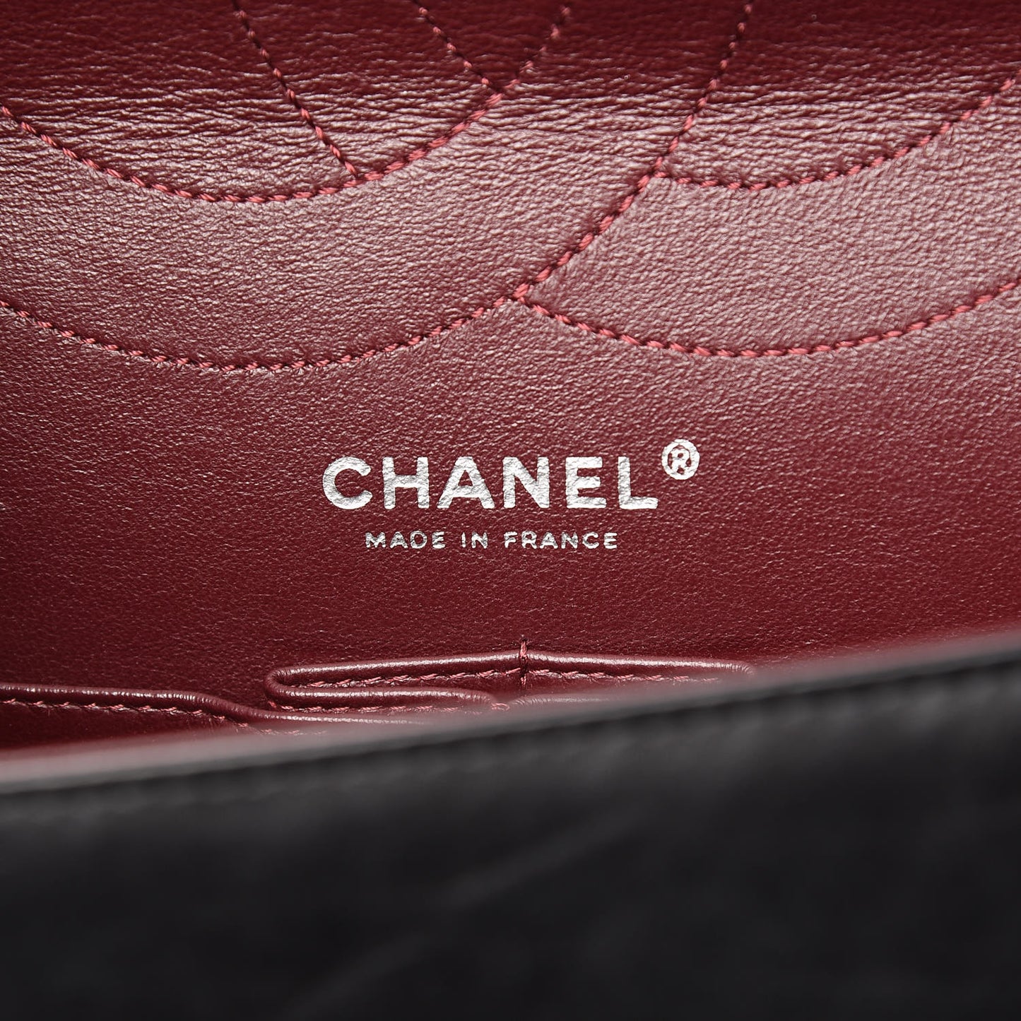 Aged Calfskin Quilted 2.55 Reissue 227 Flap Black