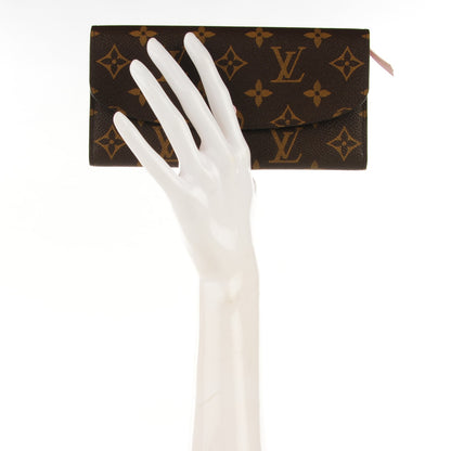Louis Vuitton Monogram Emilie Wallet Rose Ballerine 2 of 7