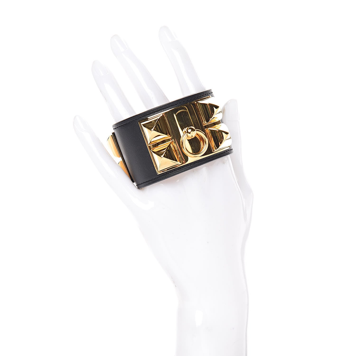 Hermes Chamonix Collier de Chien CDC Bracelet S Black 2 of 5