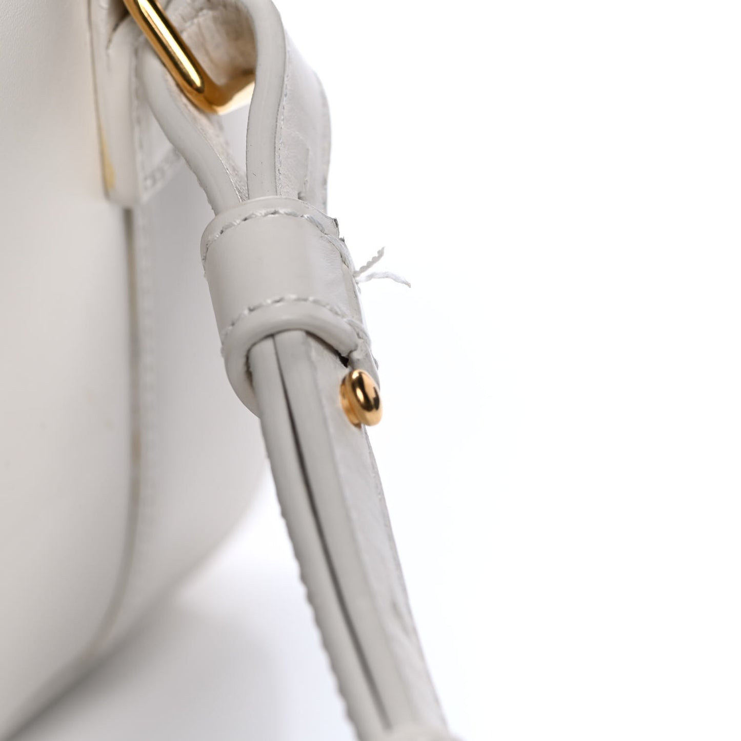 Calfskin Classic Baby Duffle Dove White